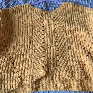 yellow sweater it’s a kid size!!